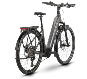 E-Bike Pedelec Raymon "Tahona Ultra" Wave - metalgrey / black / citron